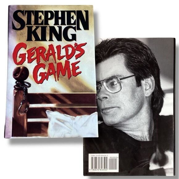 Stephen King Gerald’s Game First Edition Hardcover Book IBSN 0-670-84650-3
